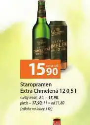 Terno Pivo staropramen extra chmelená nabídka