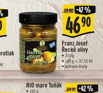 Jip Franz josef řecké olivy nabídka