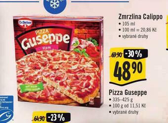 Jip Pizza guseppe nabídka