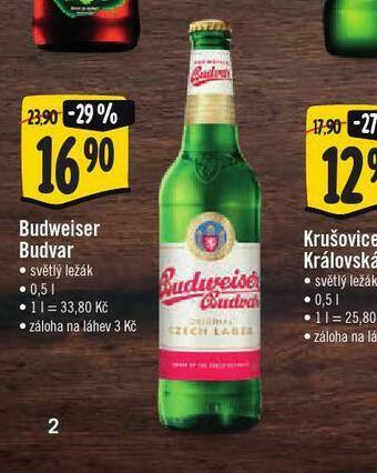 Jip Pivo budweiser budvar nabídka