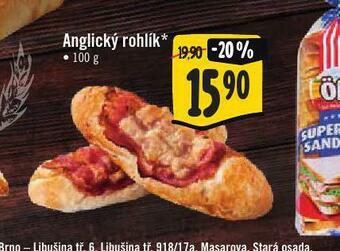 Jip Anglický rohlík nabídka
