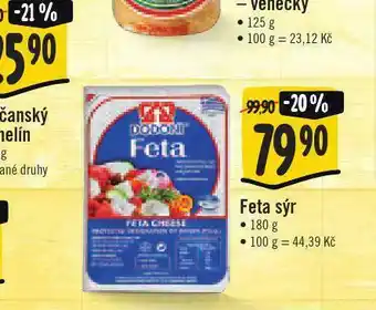 Jip Feta sýr nabídka