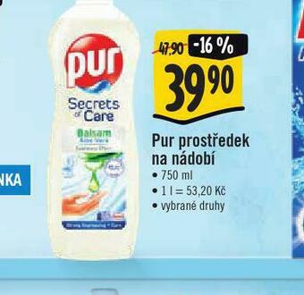 Jip Pur prostředek na nádobí nabídka