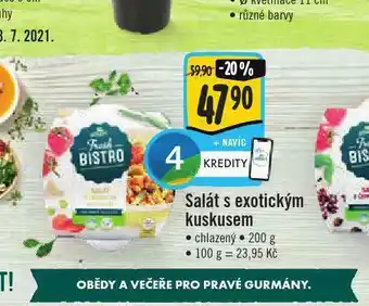 Fresh bistro salát s exotickým kuskusem