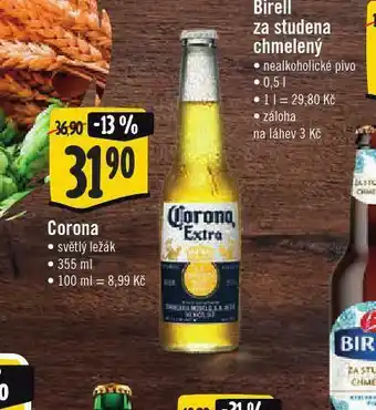 Jip Pivo corona světlý ležák nabídka
