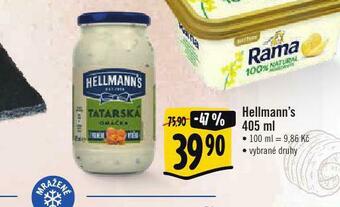 Albert Hellman´s tatarská omáčka, majonéza nabídka