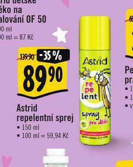 Albert Astrid repelentní sprej nabídka