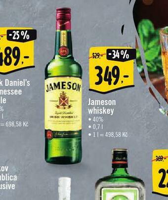 Albert Jameson whiskey nabídka