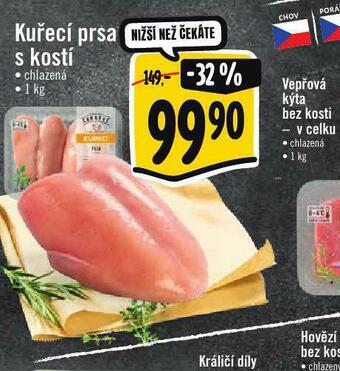 Albert Kuřecí prsa s kostí nabídka