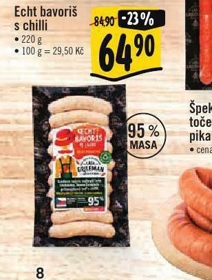 Albert Echta bavoriš s chilli nabídka