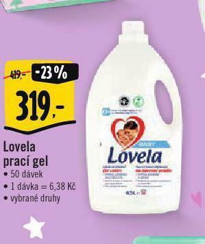 Albert Lovela prací gel nabídka