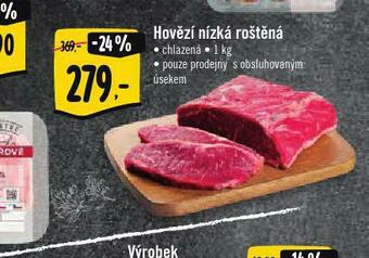Albert Hovězí nízká roštěná nabídka