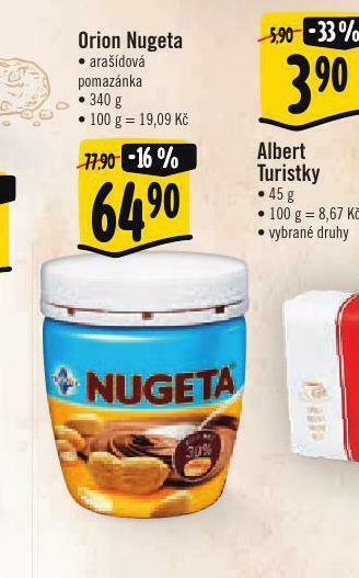 Albert Orion nugeta nabídka