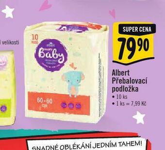 Albert přebalovací podložka
