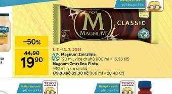 Tesco Magnum zmrzlina nabídka