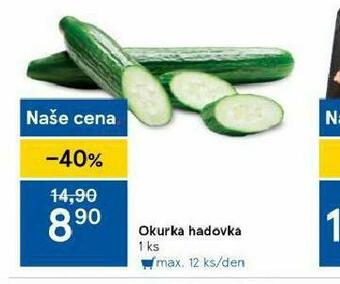 Tesco Okurka hadovka nabídka