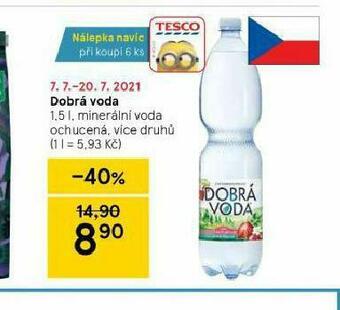 Tesco Dobrá voda nabídka