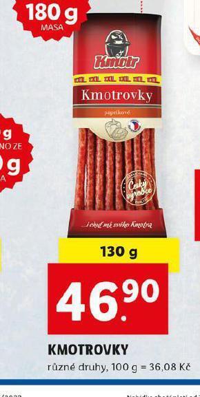 Lidl Kmotrovky nabídka