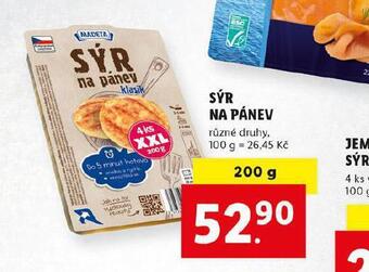Lidl Sýr na pánev nabídka