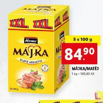 Lidl Hamé májka / matěj nabídka