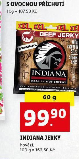 Lidl Indiana jerky nabídka