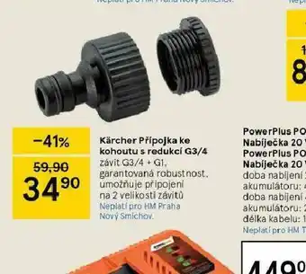 Tesco Kärcher přípojka kohoutu s redukcí nabídka