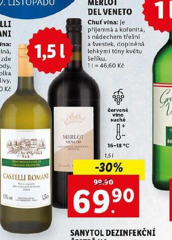 Lidl Merlot del veneto nabídka
