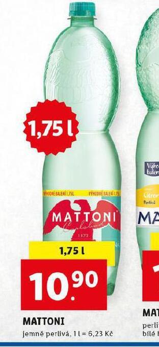 Lidl Mattoni jemně perlivá nabídka