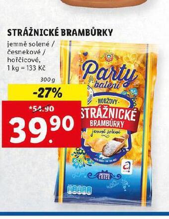 Lidl Strážnické brambůrky nabídka