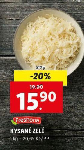 Lidl Kysané zelí nabídka