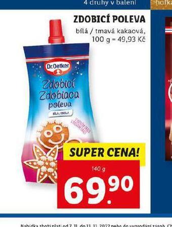 Lidl Zdobicí poleva nabídka