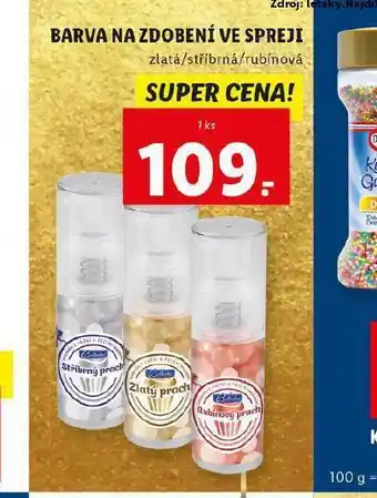 Barva na zsobení ve spreji
