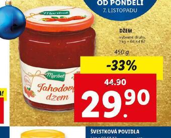 Lidl Džem nabídka