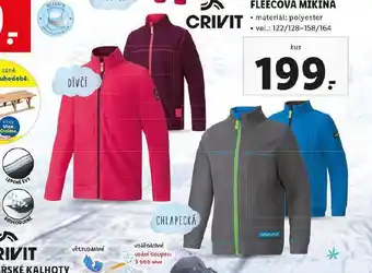 Lidl Dětská fleecová mikina nabídka