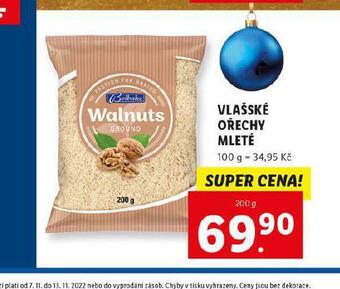 Lidl Vlašské ořechy mleté nabídka