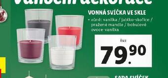 Lidl Vonná svíčka ve skle nabídka