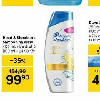 Tesco Head&amp;shoulders šampon nabídka
