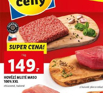 Lidl Hovězí mleté maso 100% xxl nabídka