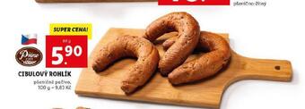 Lidl Cibulový rohlík nabídka