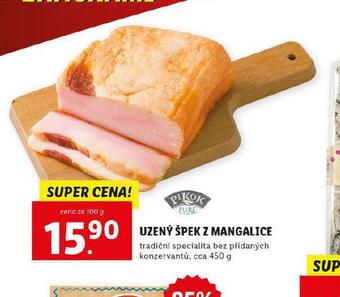 Lidl Uzený špek z mangalice nabídka