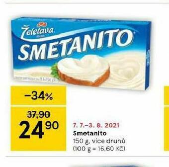 Tesco Smetanito nabídka