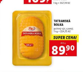 Lidl Tatranská rolka nabídka
