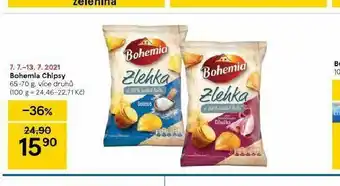Tesco Bhemia chipsy nabídka