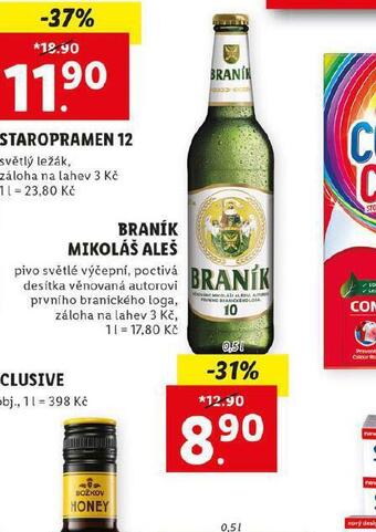 Lidl Pivo braník mikoláš aleš nabídka
