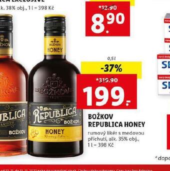 Lidl Božkov republica honey nabídka