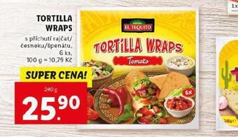 Lidl Tortilla wraps nabídka