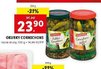 Lidl Okurky cornichons nabídka
