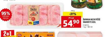 Lidl Šunka nejvyšší jakosti nabídka