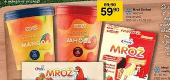 Tesco Mrož sorbet nabídka