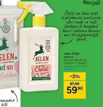 Tesco Jelen čistič octový nabídka